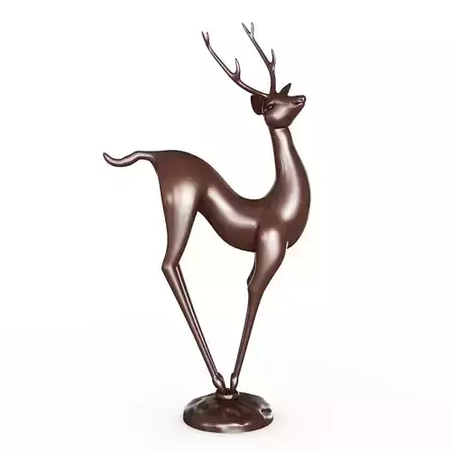 Figurine deer 3D model