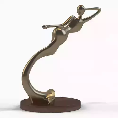 Figurine the Little Mermaid 3D model
