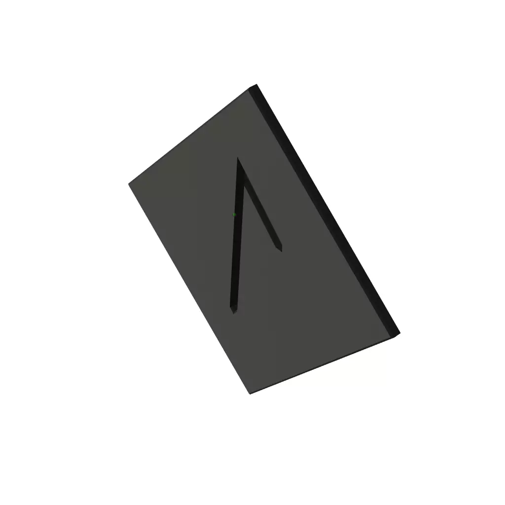 Elder Futhark 3D Rune Set 3D print model