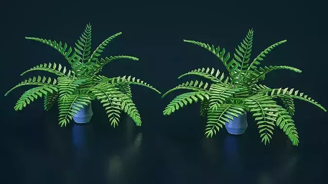 Stylized House Plant 4