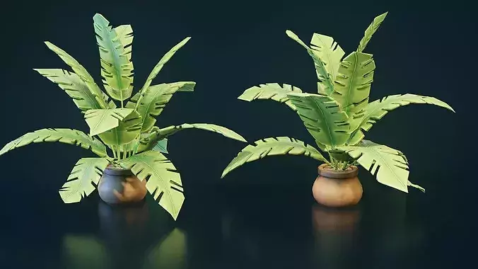 Stylized House Plant 7
