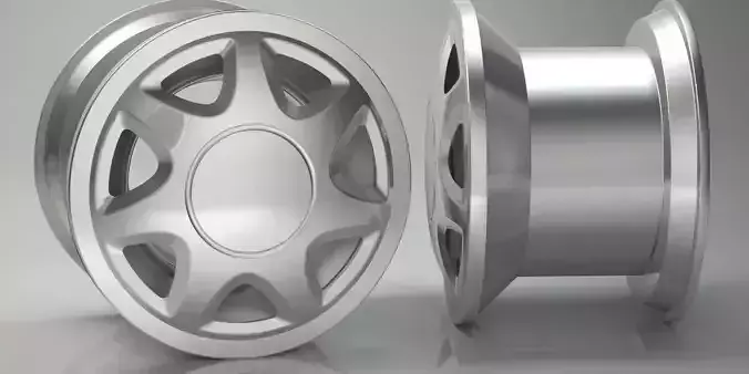 3D Wheel for Car Clear Model Ready for game and Print