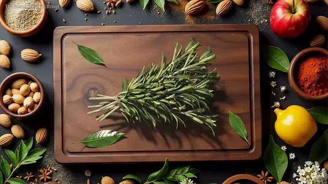 Rosemary Sheaf 3D model 2