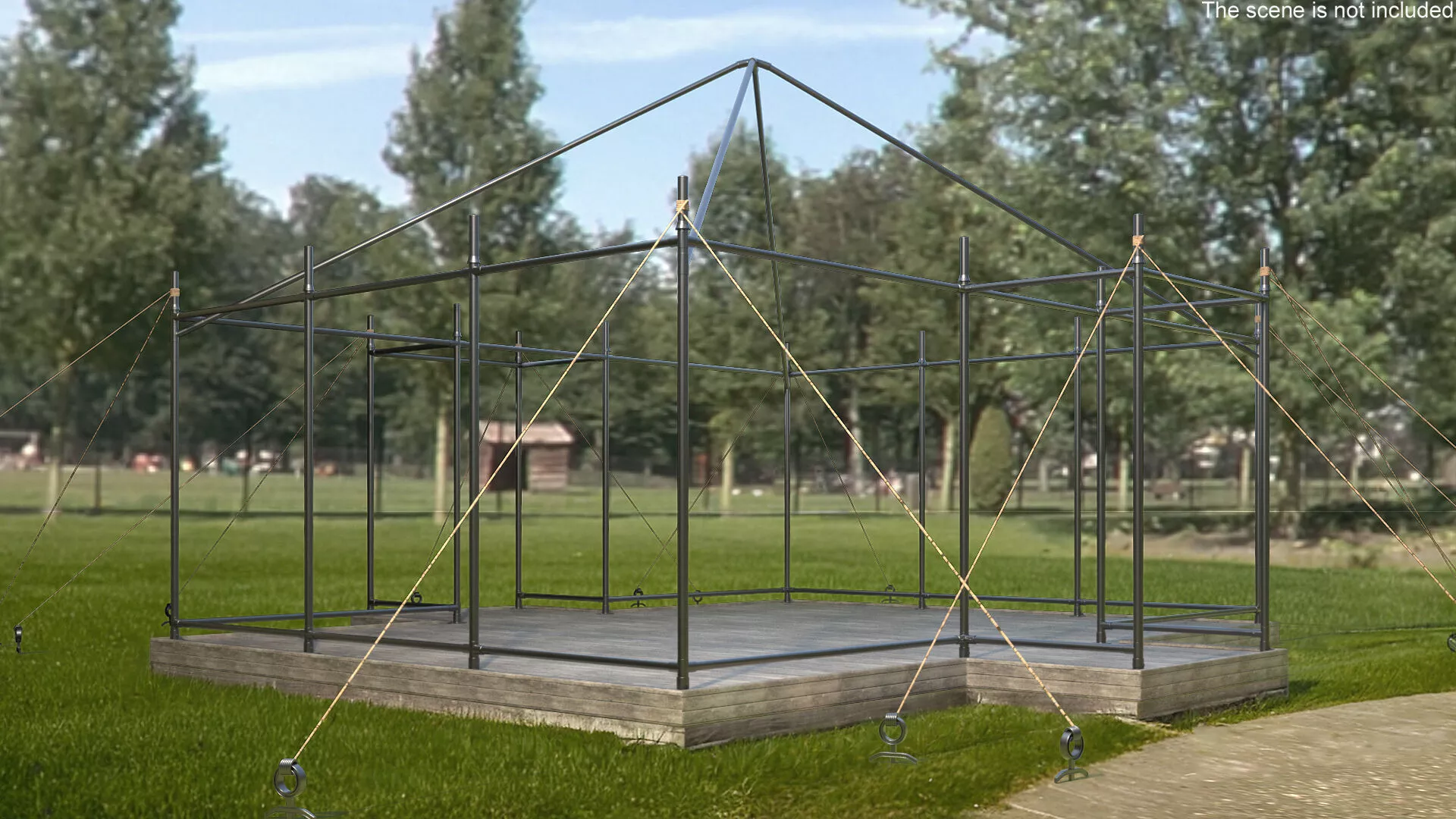 Tent Frame 3D model