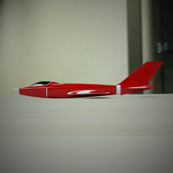 Simple jet concept 3D model_6