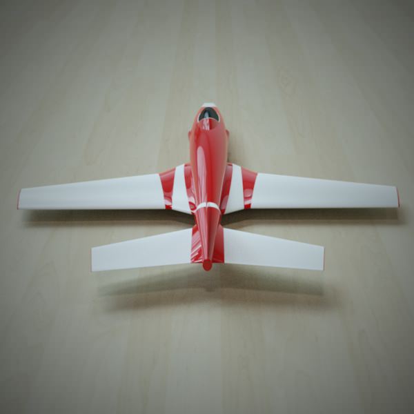 Simple jet concept 3D model_4