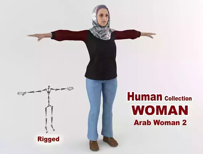 Arab Woman 2 3D model