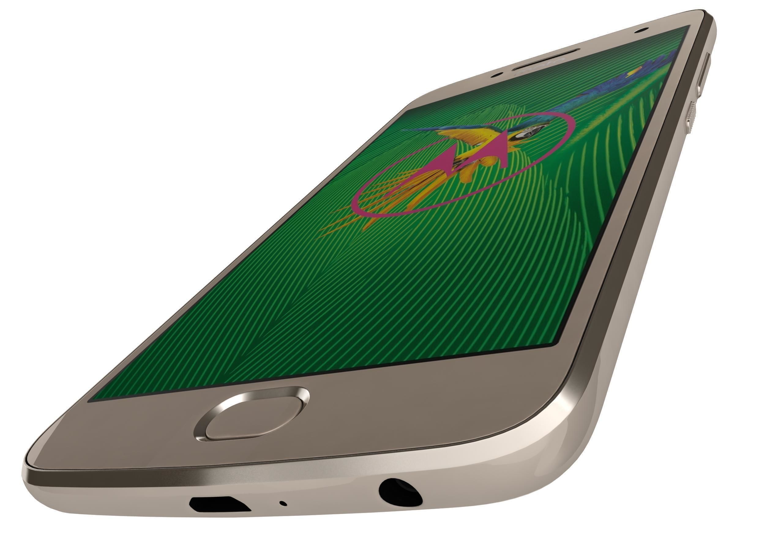 Motorola Moto G5 Plus Fine Gold 3D model_6