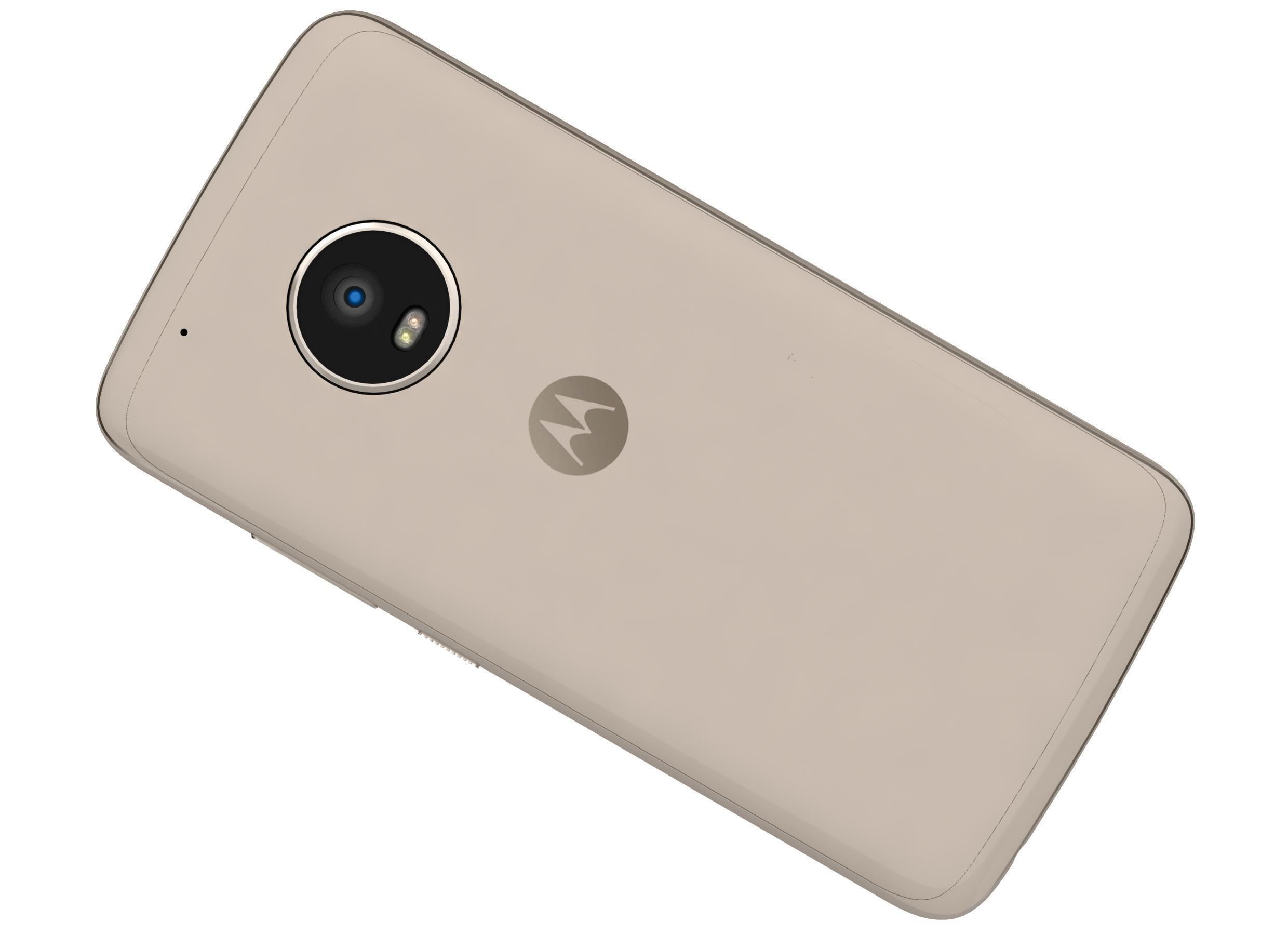 Motorola Moto G5 Plus Fine Gold 3D model_5