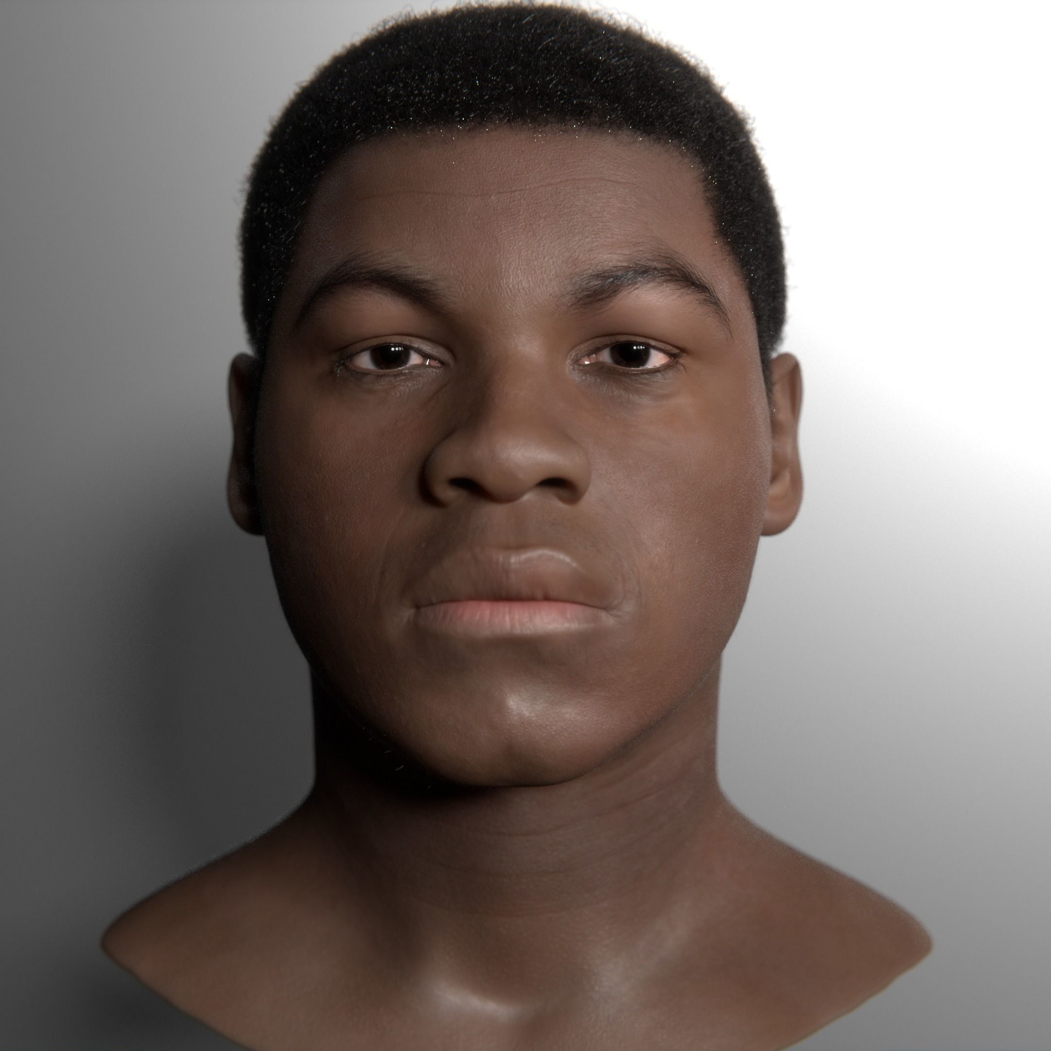 Finn Star Wars character 3D model_5