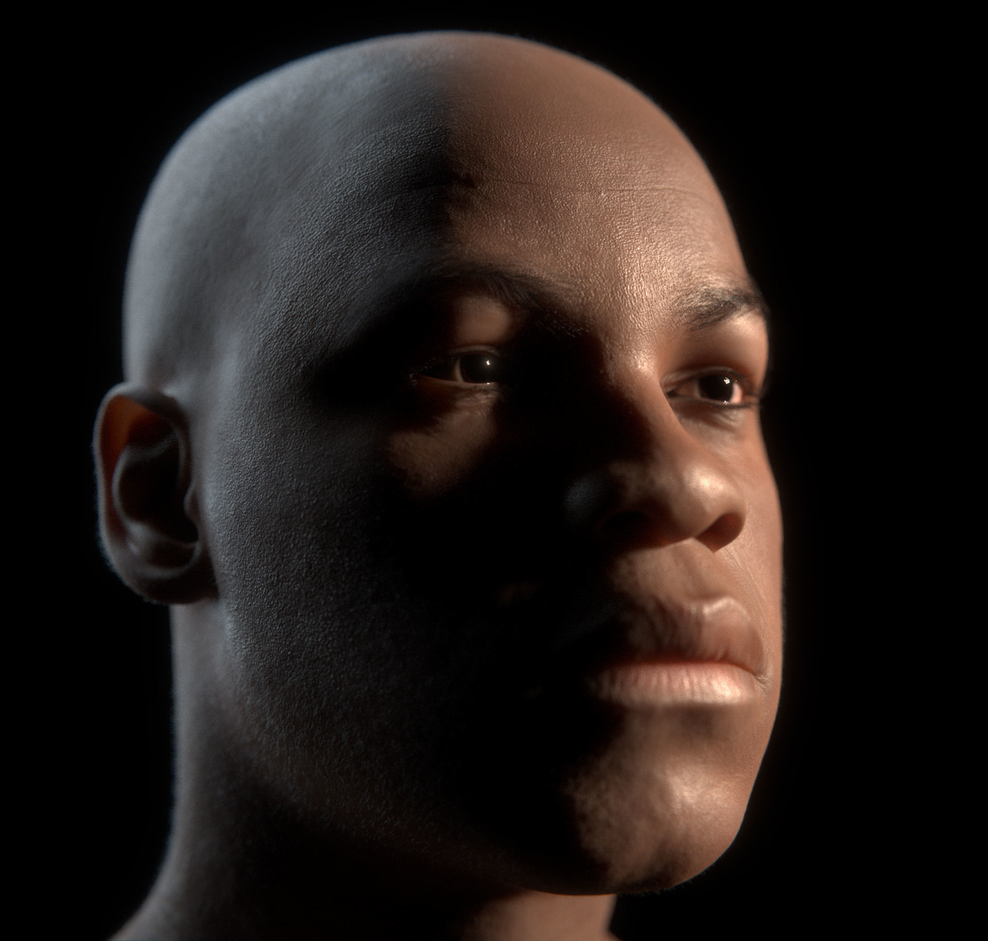 Finn Star Wars character 3D model_8