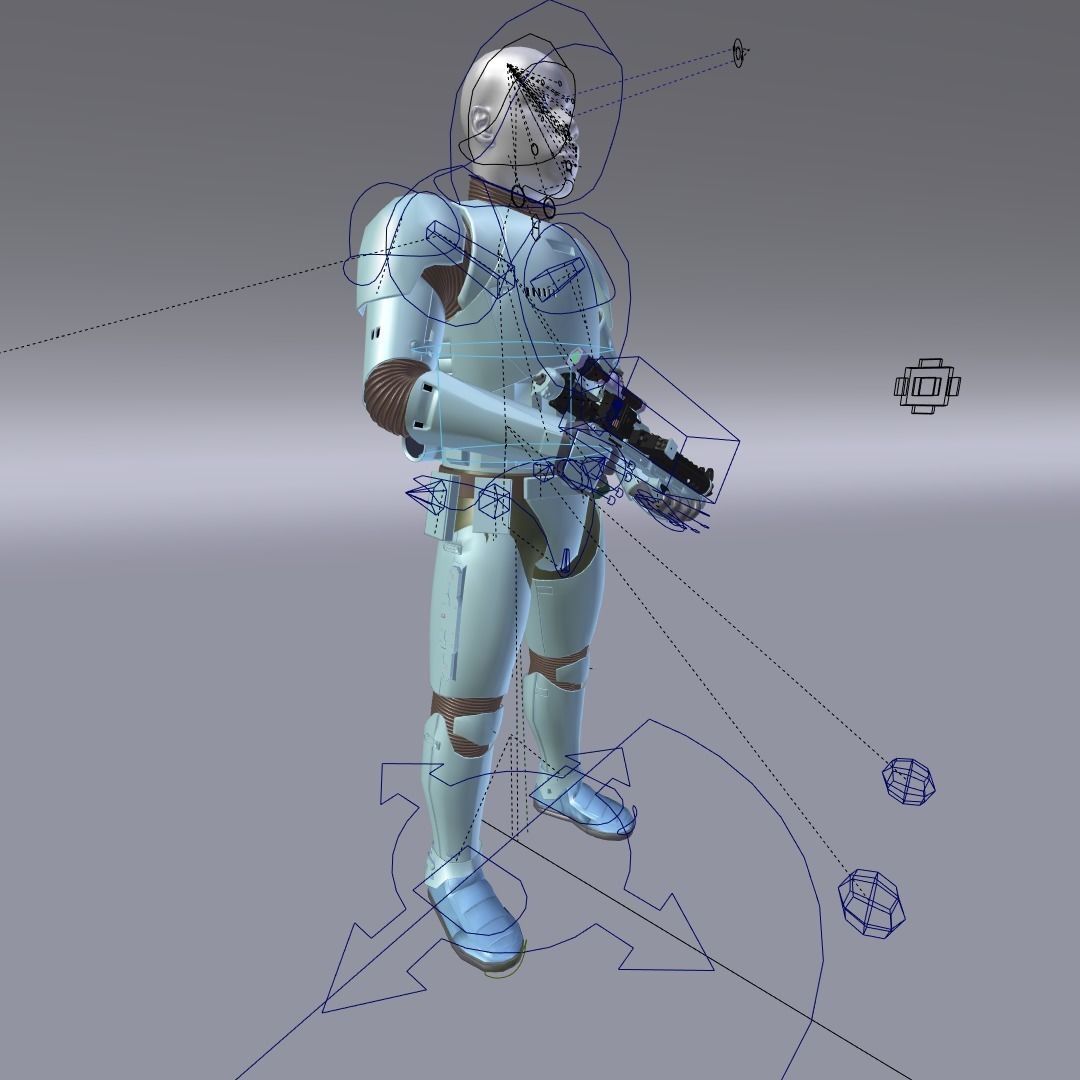 Finn Star Wars character 3D model_15