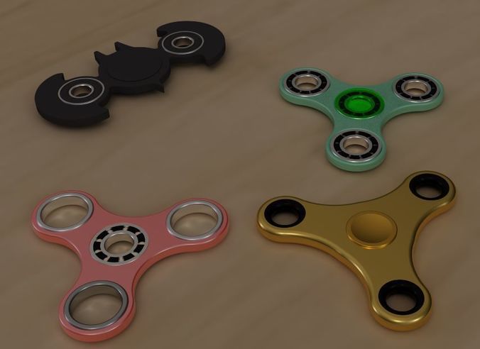 Fidget spinners 3D model