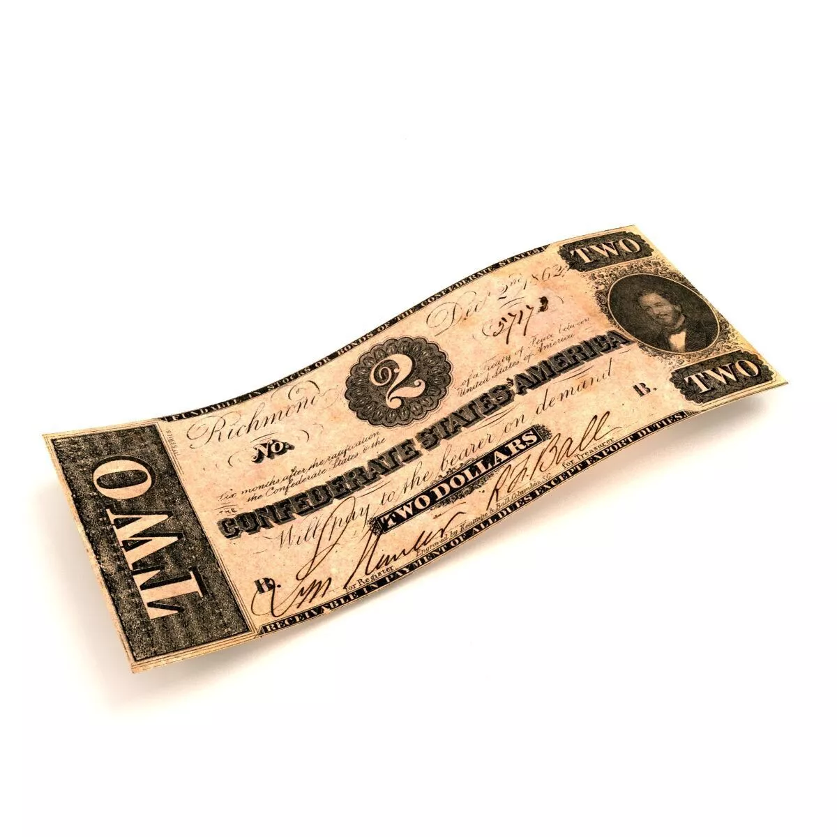 2 DOLLARS-1862 3D model