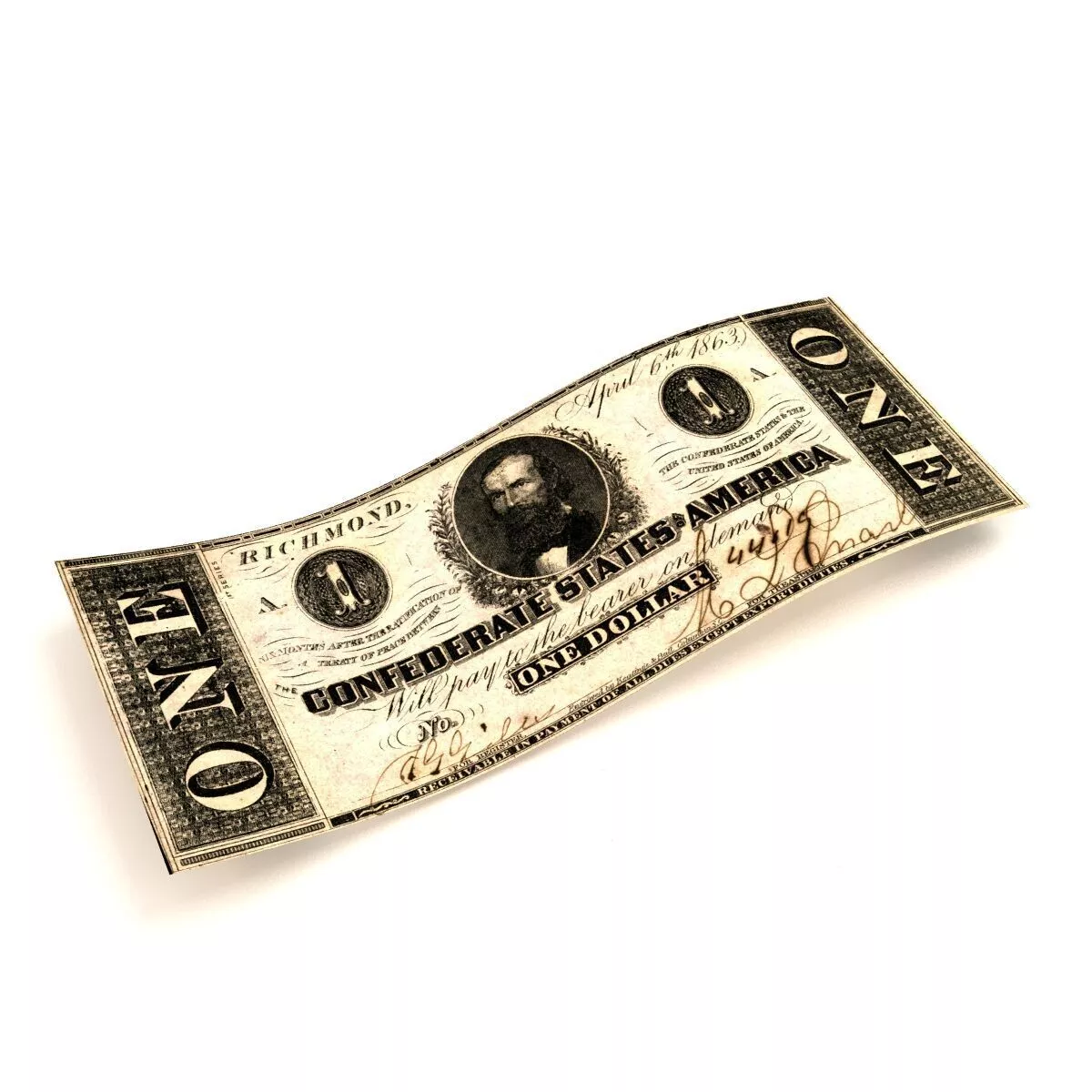 1 DOLLAR-1863 3D model