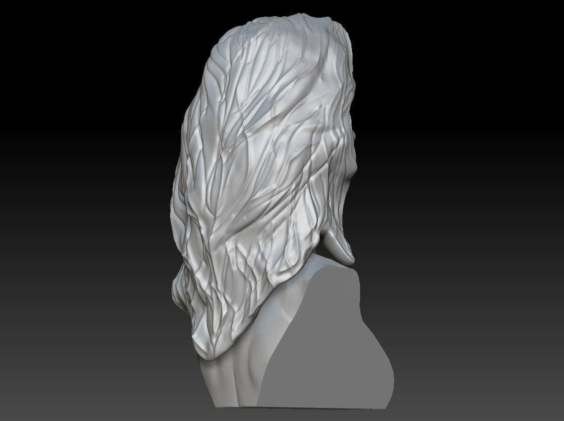 Gal Gadot Wonder Woman Bust Art 3D print model_26