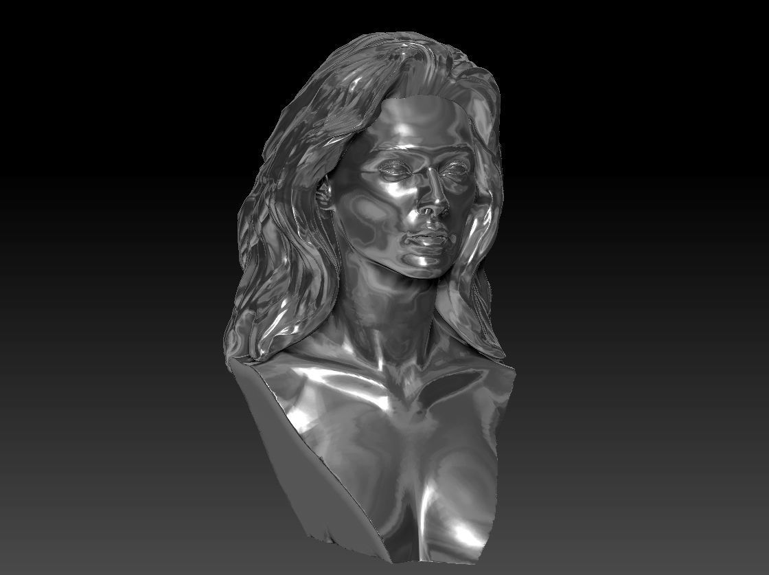 Gal Gadot Wonder Woman Bust Art 3D print model_16