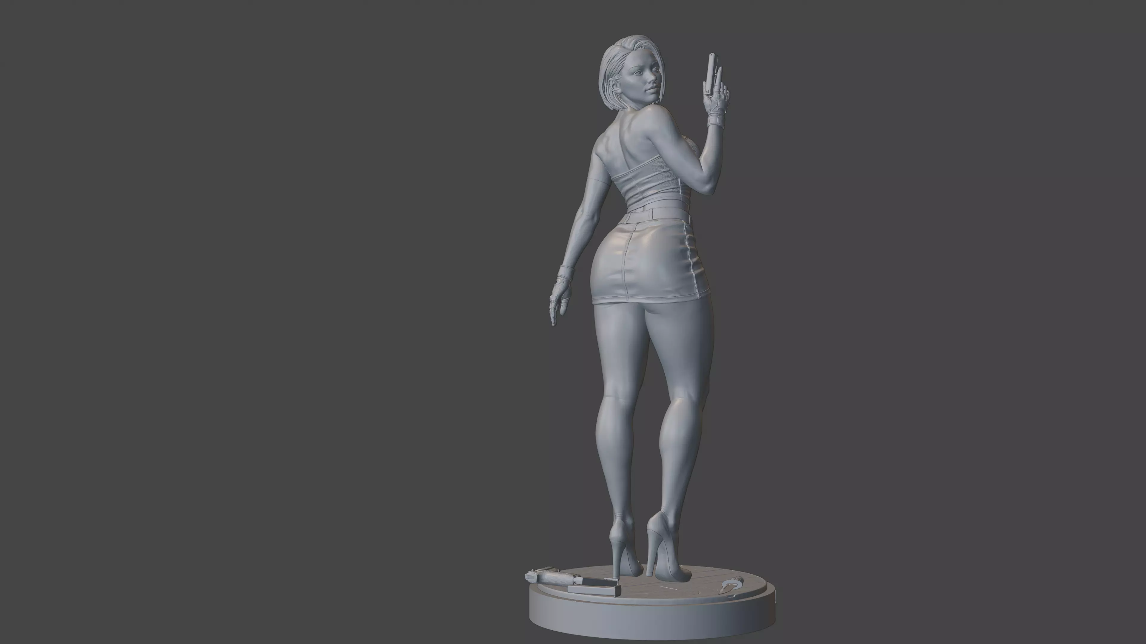 Jill Valentine Resident Evil 3 Classic Outfit 3D print model