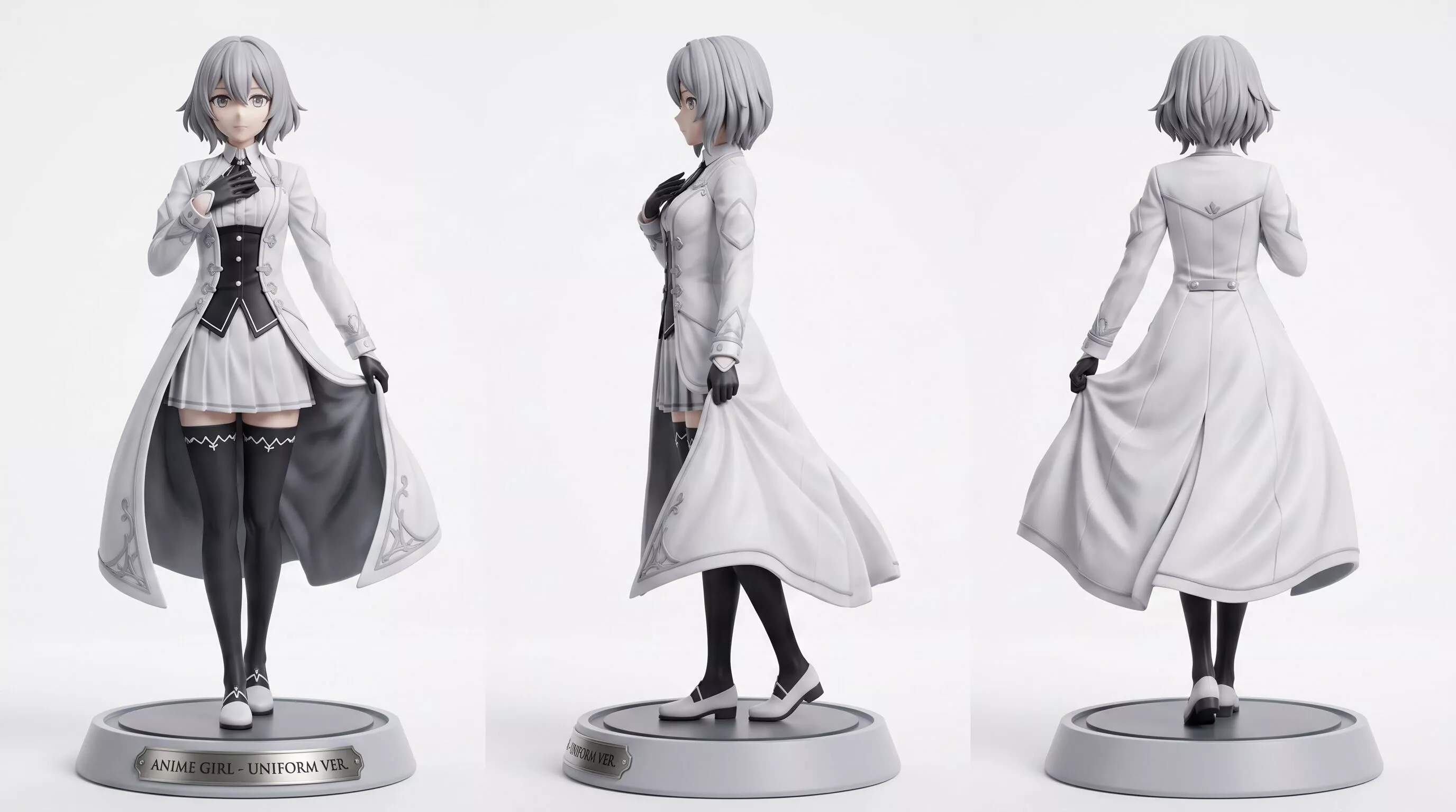 Haruka Anime Character Figure 3D print model
