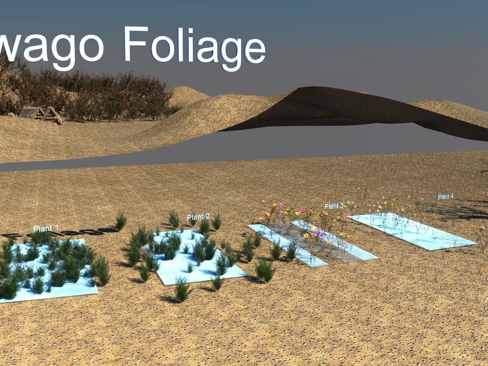 Shirakawago Village Set Low-poly 3D model_24