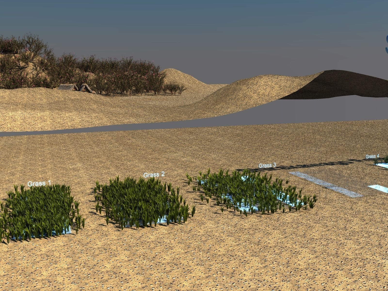 Shirakawago Village Set Low-poly 3D model_21