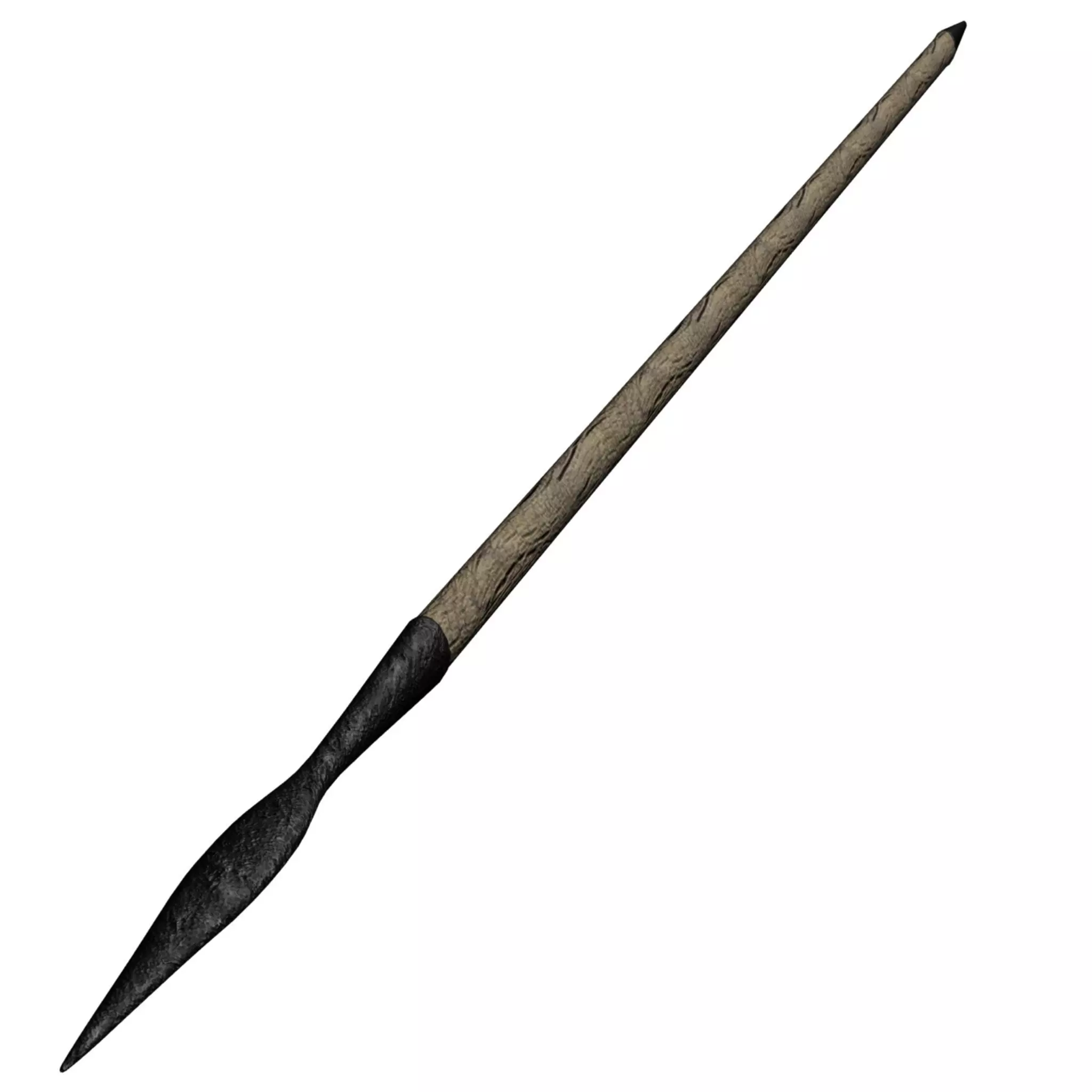 Roman Hasta Spear Low-poly 3D model_0