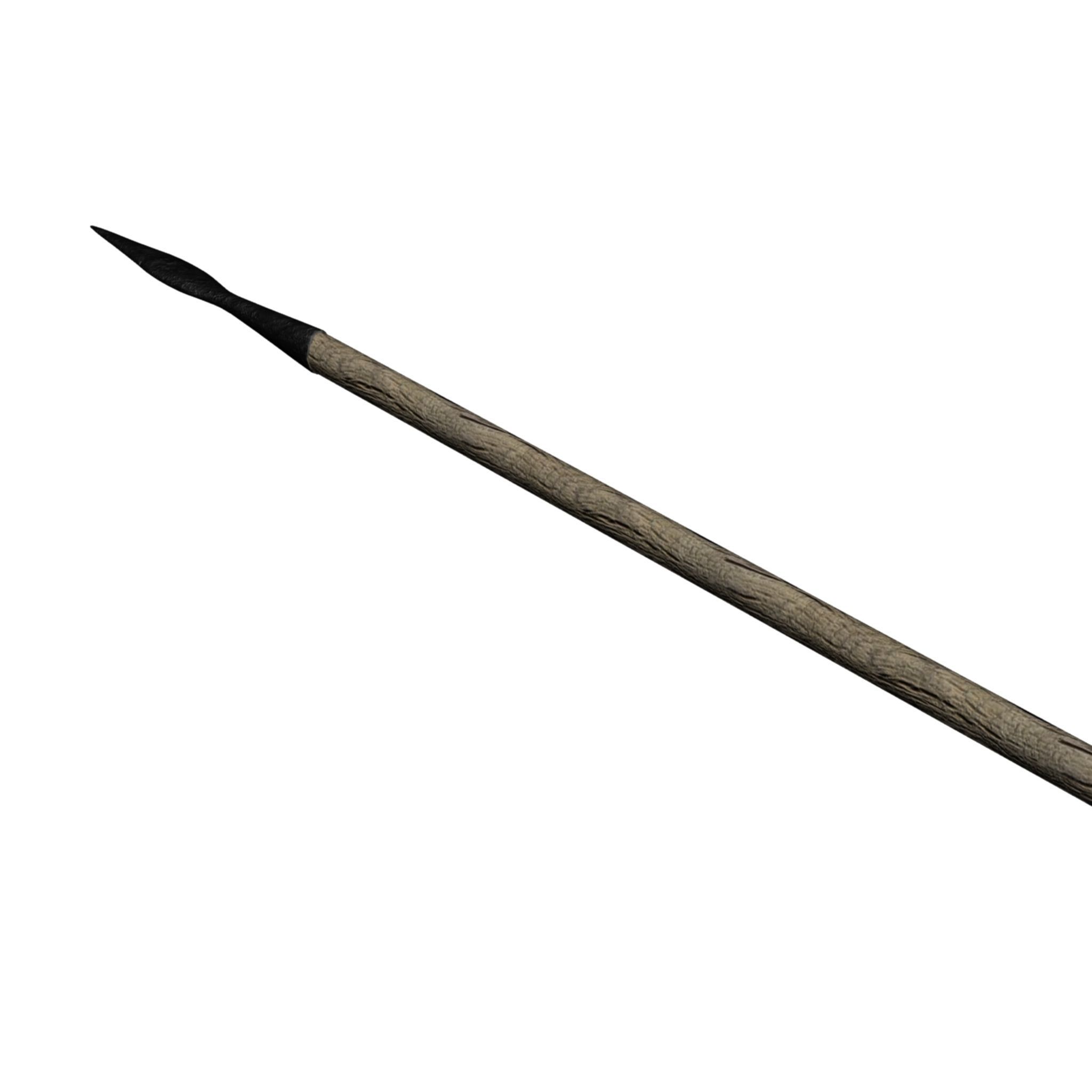 Roman Hasta Spear Low-poly 3D model_2