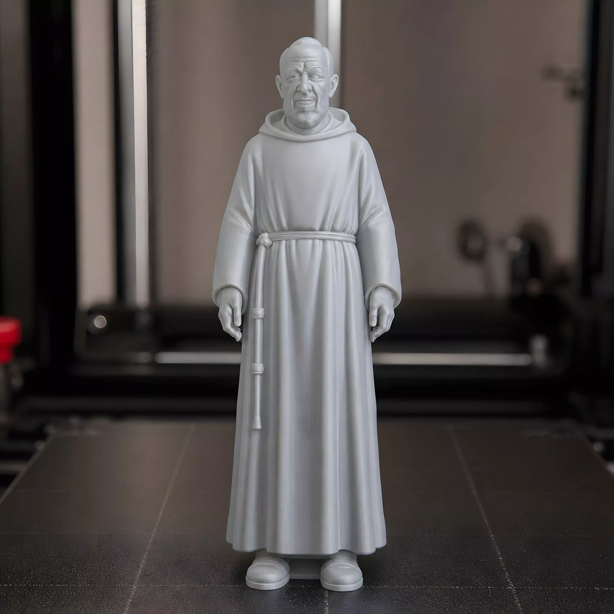 Padre Pio Refined Chapel Figure 3D Print Sculpture 3D print model