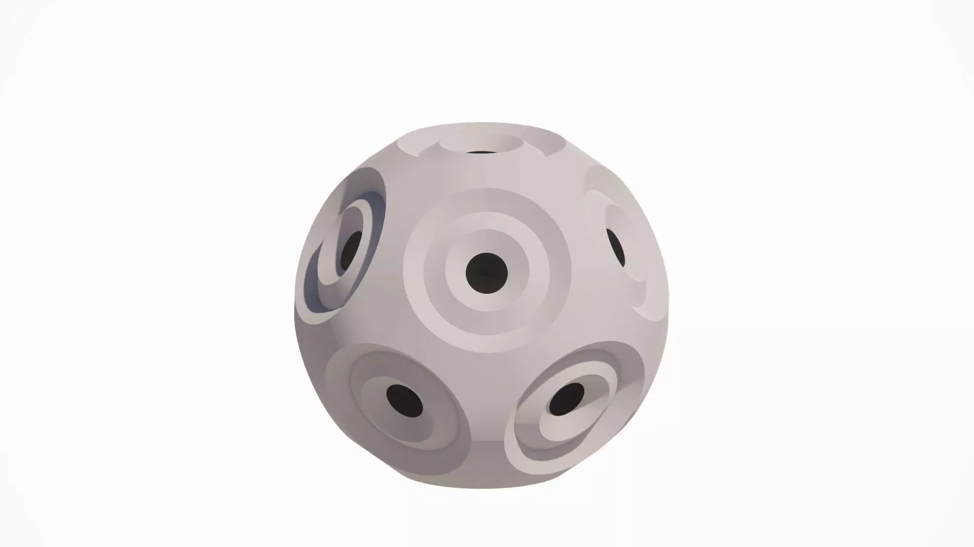 Pyramid Math Object-Gyroid Voronoi 3D print model