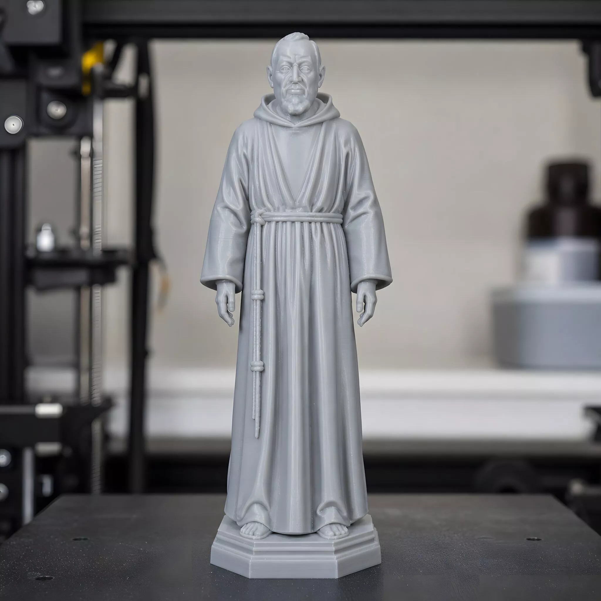 Padre Pio Standing Blessing Pose 3D Print Sculpture 3D print model