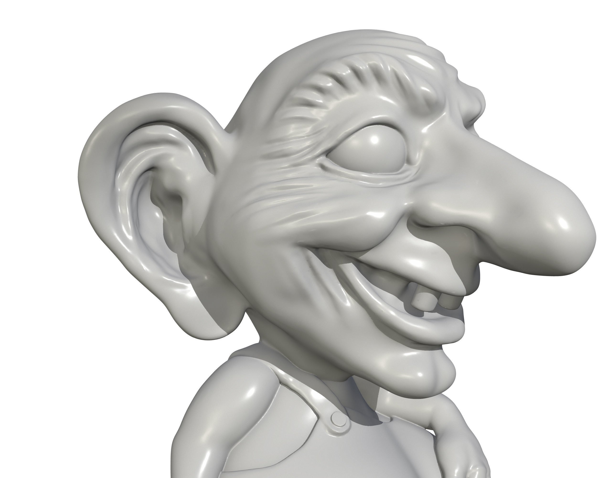 Norwegian Troll mascot  3D print model_6
