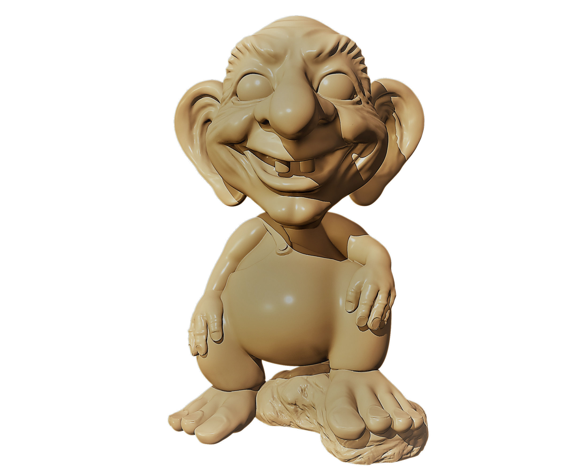Norwegian Troll mascot  3D print model_2