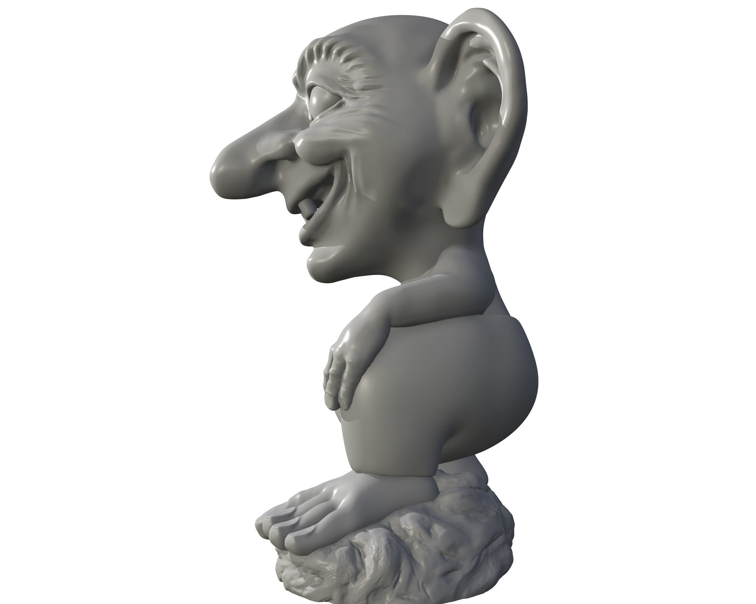 Norwegian Troll mascot  3D print model_9