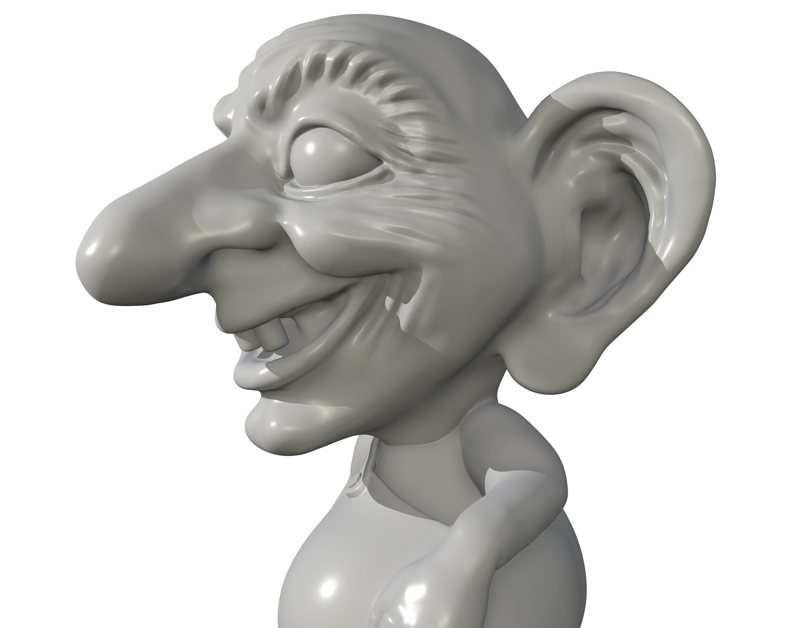 Norwegian Troll mascot  3D print model_5