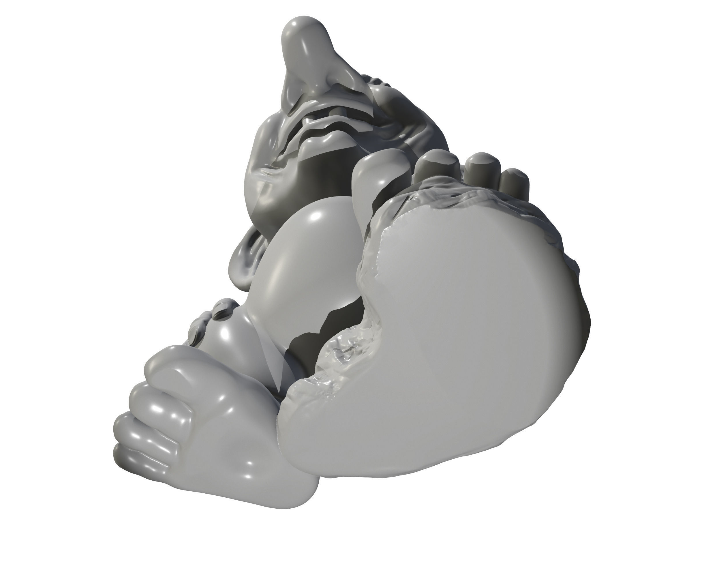 Norwegian Troll mascot  3D print model_7