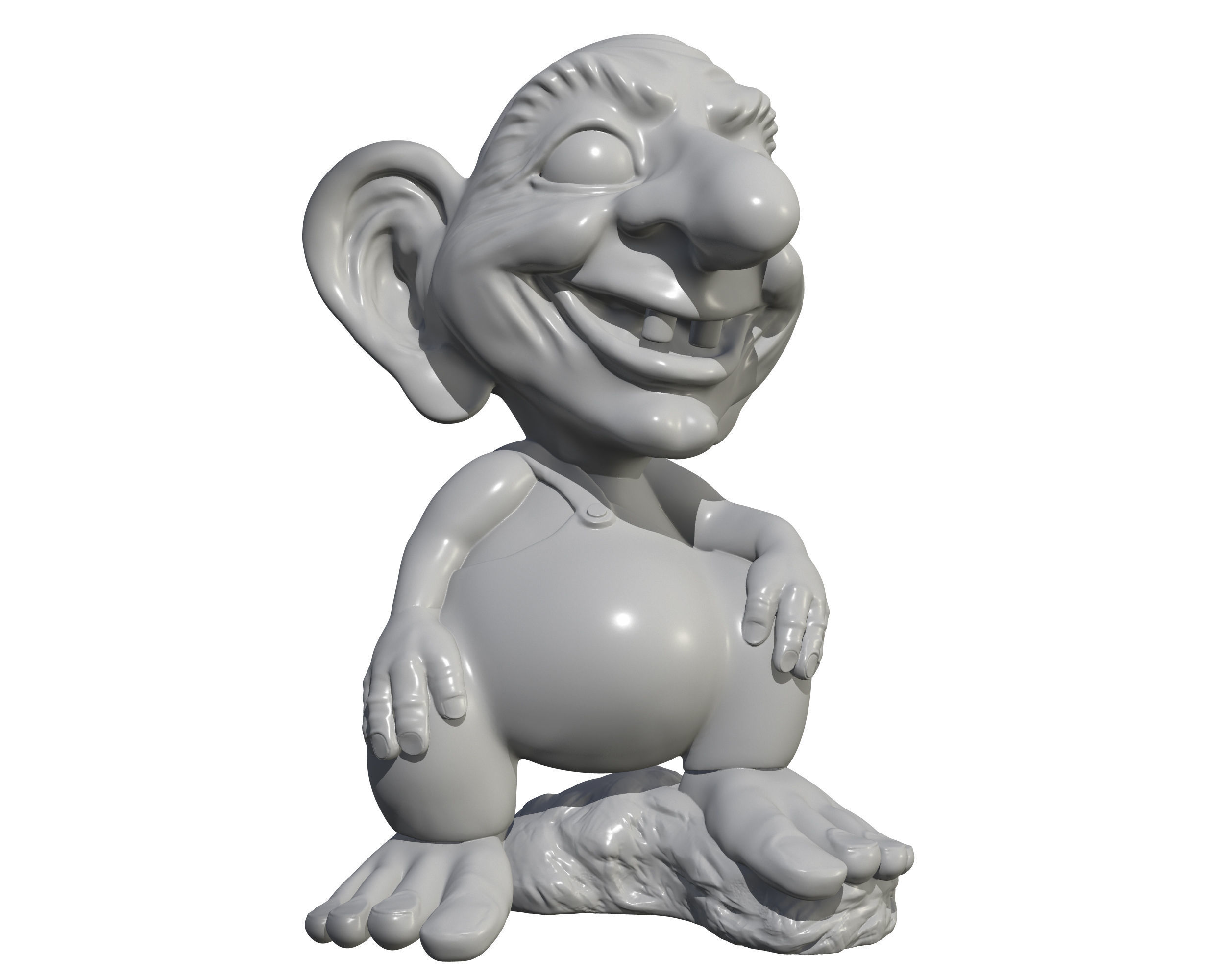 Norwegian Troll mascot  3D print model_1