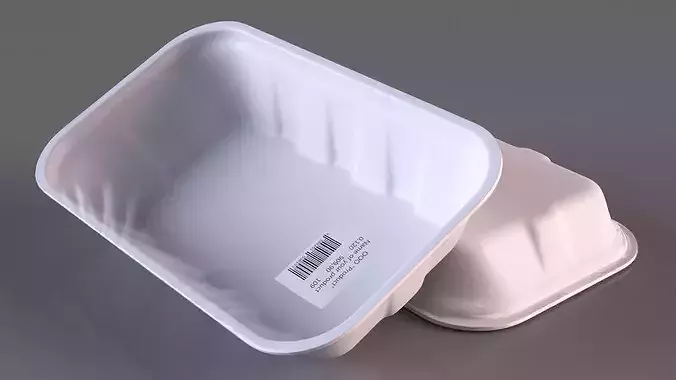 Disposable Food Containers 3D model