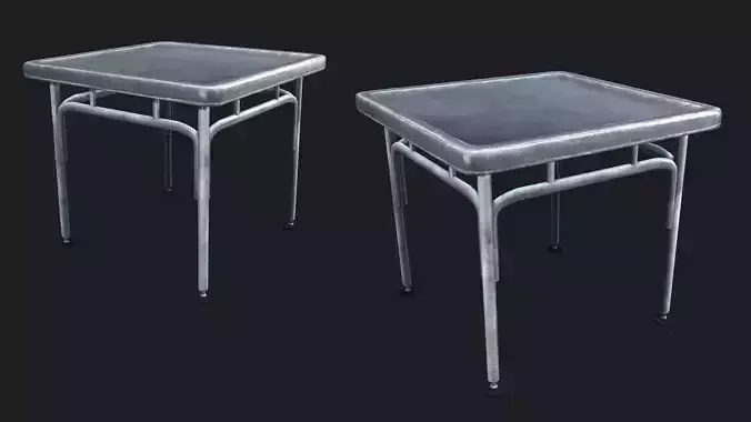 Small Industrial Steel Table