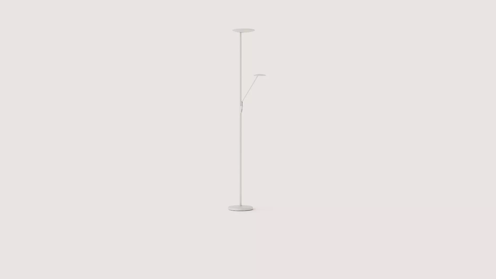 Barone LED floor lamp - with reading arm Low-poly 3D model