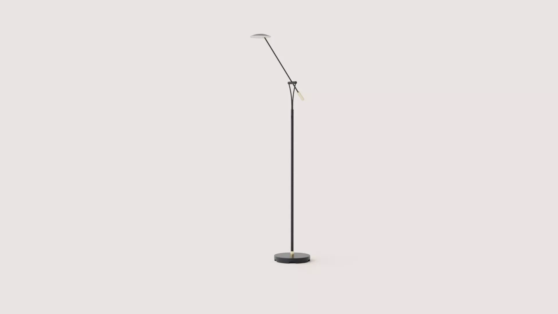 Recco LED floor lamp Low-poly 3D model