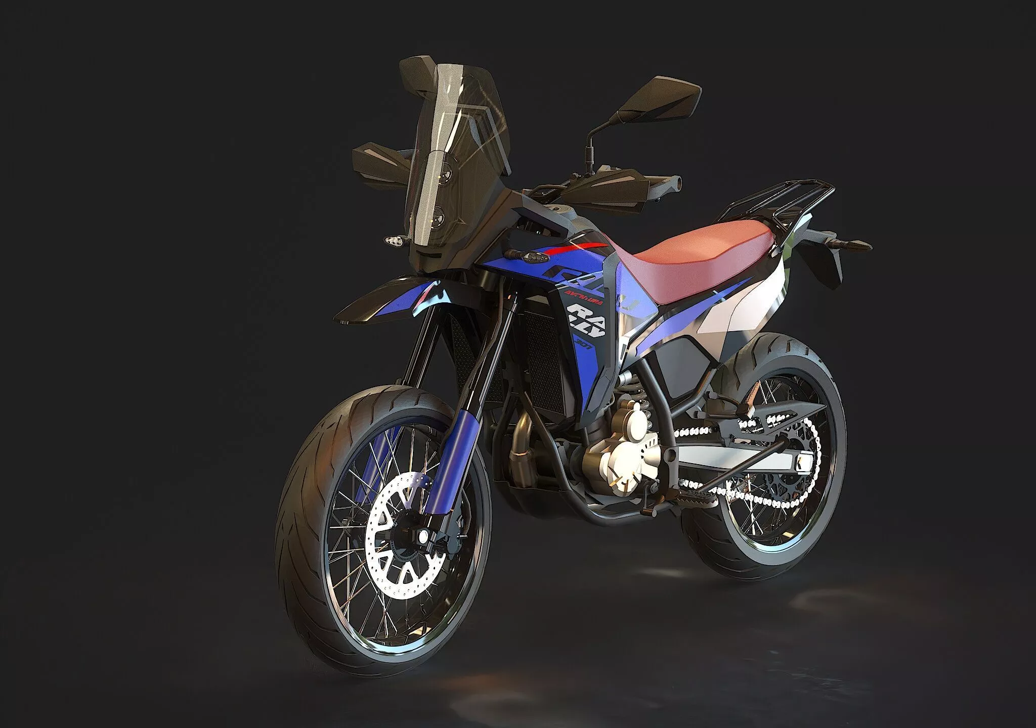 Base model Rieju Aventura 307 2026 3D model