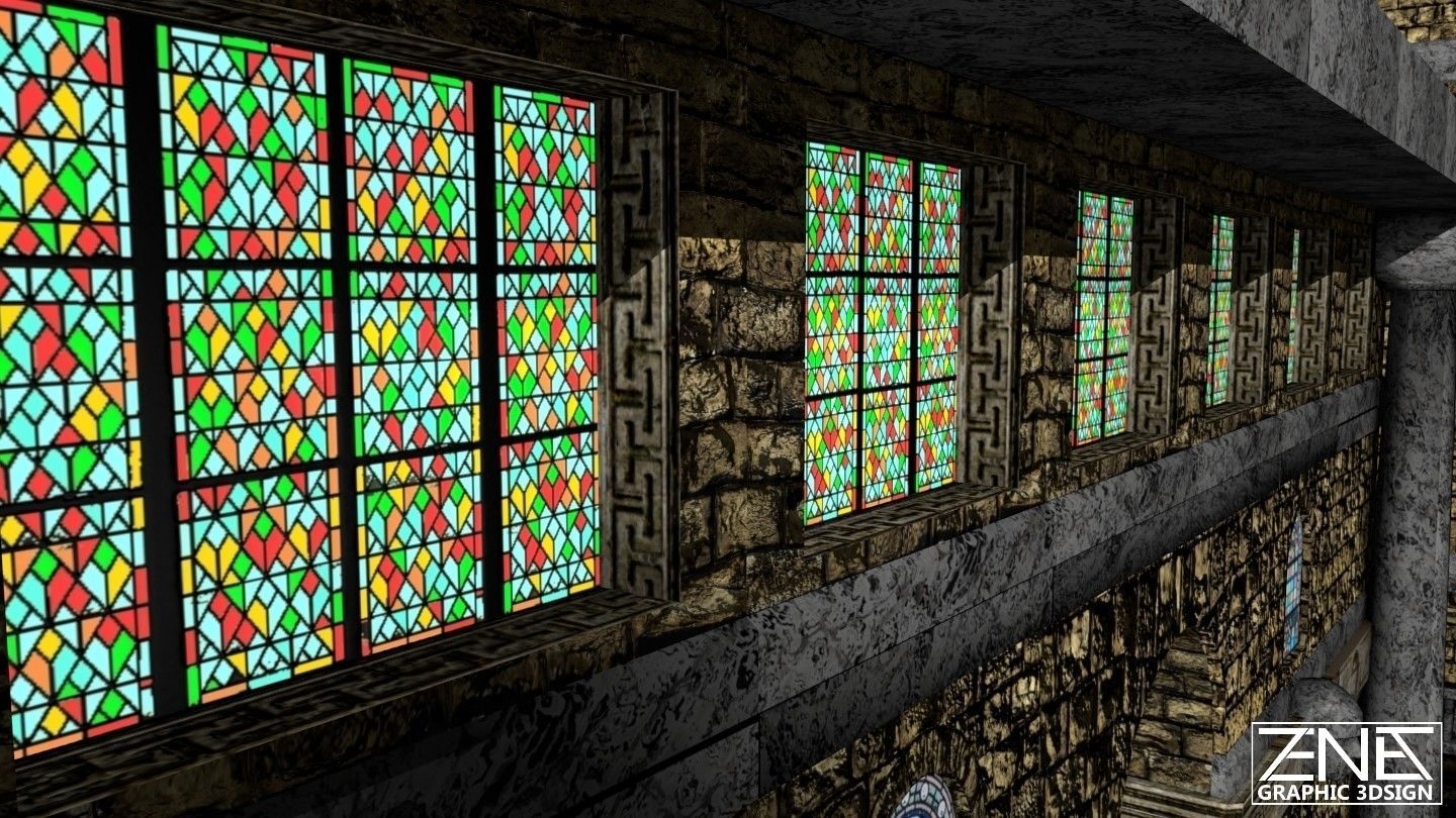 Game-Ready -- Ancient Roman Builder Kit -- Lite Low-poly 3D model_6