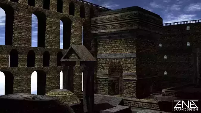 Game-Ready  -- Ancient Roman Builder Kit  --  Lite