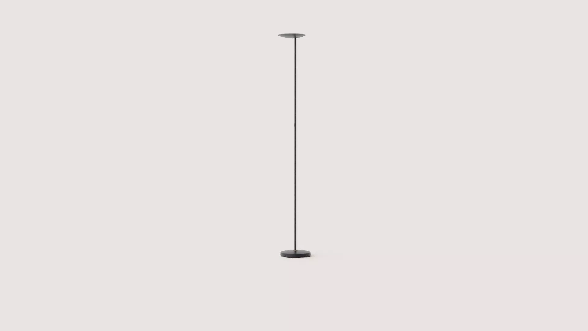 Barone LED floor lamp - without reading arm Low-poly 3D model