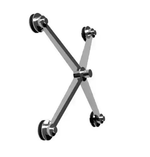 STAINLESS STEEL GLASS CLAMP SPIDER BRACKET
