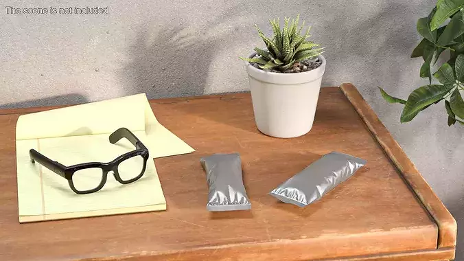 Foil Stick Pack 3D model 3