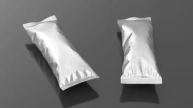 Foil Stick Pack 3D model 4