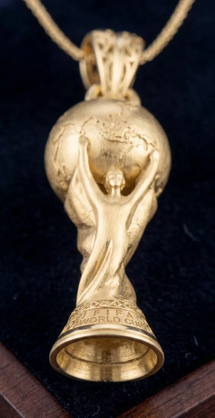 FIFA World Cup Trophy Pendant Jewelry 3D Model - Print Ready Free 3D print model