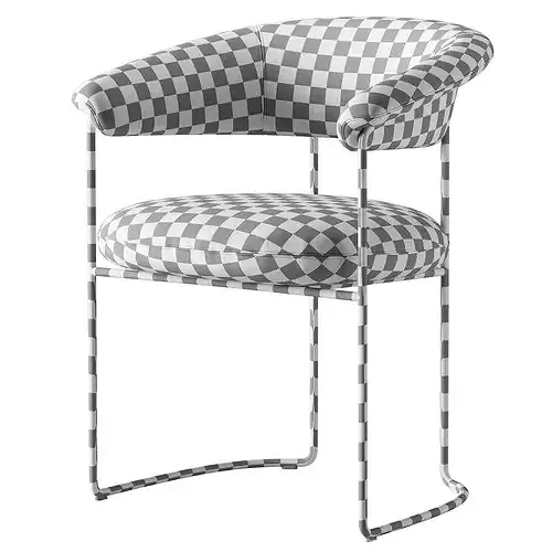 Elyne Dining Chair 01 3D model 6