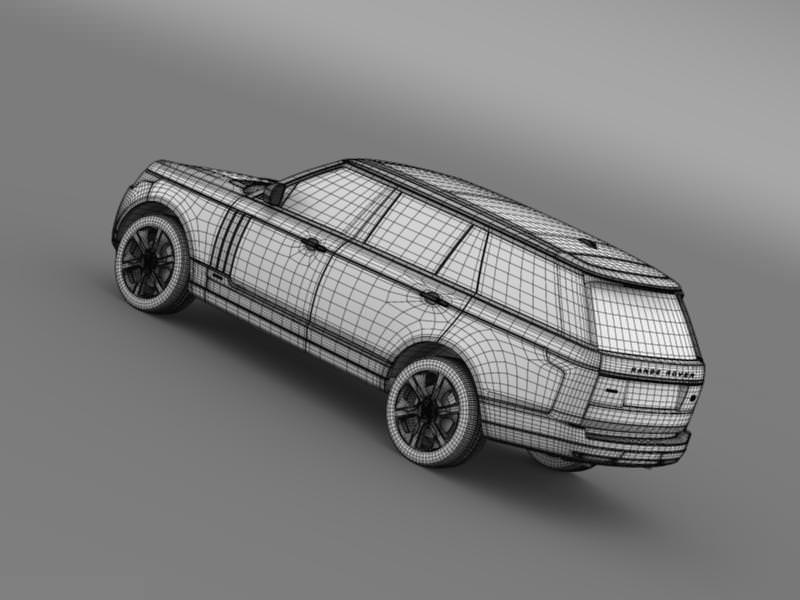 Range Rover Hybrid LWB L405 3D model_22